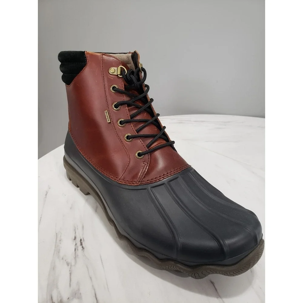 NEW NO BOX SZ 13 Sperry Top Sider Avenue Duck Boot Waterproof Amaretto Snow Boot